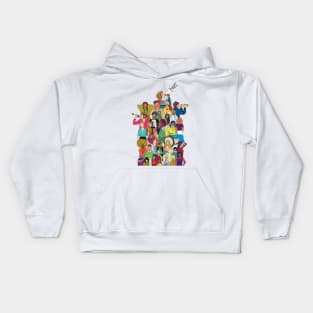 POWERFUL WOMEN COLOR Kids Hoodie